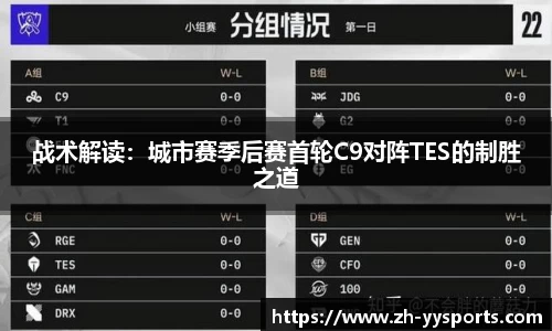 战术解读：城市赛季后赛首轮C9对阵TES的制胜之道